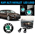 Kapı Altı 3D Hayalet LED Logo Skoda