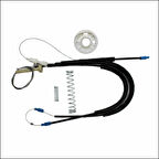 Audi A3 Cabriolet  2008-2013 8P7837461A Sol Ön Cam Kriko Tamir Seti