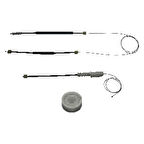 Mercedes CLS W219 2004-2010 A21197200946 Sol Ön Cam Kriko Tamir Seti