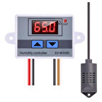 XH-W3005 DC 12V Dijital Nem Kontrol Cihazı 120W Güç Kuluçka Depo Oda Sera Havalandırma İklimlendirme