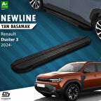 S-Dizayn Renault Duster 3 NewLine Siyah Yan Basamak 183 Cm 2024 Üzeri A+ Kalite