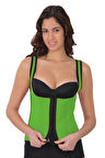 Yeşil Mı 9173 Agraflı Göğsü Açık Atlet Korse