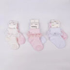 Akel 2'li Aks. Bebek Soket Çorap K44023 Asorti
