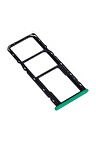 OPPO REAL ME C3 Uyumlu Sim Tray Yeşil