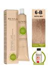 Renna Bitkisel Amonyaksız Saç Boyası 60 Ml 6-B Koyu Bej Oksidan Hediyeli