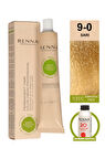Renna Bitkisel Amonyaksız Saç Boyası 60 Ml 9-0 Sarı Oksidan Hediyeli