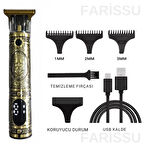 Dearling Şarjlı kablosuz Saç ve Sakal Kesme Makinesi