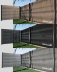 Fenceline Kompozit Panel Çit Çıtası Gri 123 X 5 X 250 Cm