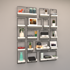 MİLANO RAF SETİ - MODEL 1 BEYAZ ( PARLAK )