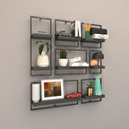 MİLANO RAF SETİ - MODEL 4 ANTRASİT ( MAT )