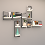 MİLANO RAF SETİ - MODEL 5 BEYAZ ( MAT )