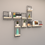 MİLANO RAF SETİ - MODEL 5 KREM ( PARLAK )