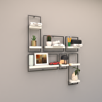 MİLANO RAF SETİ - MODEL 6 BEYAZ ( MAT )