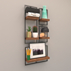 MİLANO RAF SETİ - MODEL 8 HARELİ CEVİZ (MAT)