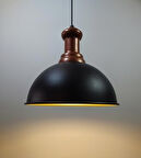 RİOLİGHT RETRO TEKLİ METAL SARKIT AVİZE ÇAP: 40CM