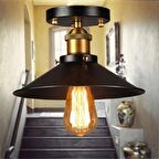 RİOLİGHT RETRO TEKLİ TAVAN AVİZESİ ŞAPKA ÇAPI: 22CM