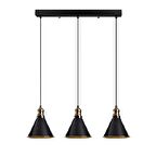 RİOLİGHT RETRO ÜÇLÜ MASAÜSTÜ METAL SARKIT AVİZE