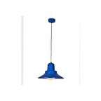 RİOLİGHT MAVİ İÇİ MAVİ TEKLİ METAL SARKIT AVİZE