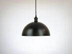 RİOLİGHT RETRO30,RUSTİK,VİNTAGE MUTFAK,ODA,SALON,CAFE İÇİN SİYAH TEKLİ METAL SARKIT AVİZE ÇAP:40CM