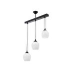 RİOLİGHT RETRO,RUSTİK OPAL CAMLI SIRALI MASA ÜSTÜ SARKIT AVİZE UZUNLUK:60CM