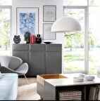 RİOLİGHT MODERN MUTFAK,ODA,CAFELER İÇİN BEYAZ İÇİ BEYAZ TEKLİ METAL SARKIT AVİZE ÇAP:40CM