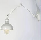 RİOLİGHT MODERN,VİNTAGE,RUSTİK BEYAZ 1XE27 DUYLU METAL HAREKETLİ BAŞLIK AKROBAT DUVAR APLİK