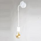 RİOLİGHT MODERN2,VİNTAGE2,RUSTİK2,BEYAZ 1XE27 DUYLU METAL DUVAR APLİK