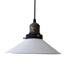 RIOLIGHT BEYAZ İÇİ BEYAZ METAL SARKIT ÇAP: 23CM