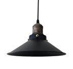 RIOLIGHT  SİYAH İÇİ SİYAH METAL SARKIT ÇAP: 23CM