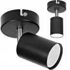 RİOLİGHT MODERN1 SİYAH MUTFAK,SALON,GİYİNME ODASI,CAFELER İÇİN GÜN İŞİĞI METAL SPOT(AMPUL DAHİL)