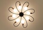RİOLİGHT RETRO SEKİZLİ PLOFONYER AVİZE