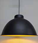 RİOLİGHT RETRO SİYAH İÇİ GOLD TEKLİ METAL SARKIT