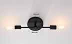 RİOLİGHT MODERN 2XE27 DUYLU AYNA ÜSTÜ METAL DUVAR APLİK