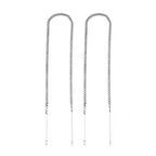 925 Ayar Gümüş Zincirli Küpe