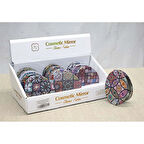 Taşlı El Aynası Oval İnce