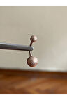 316 L Cerrahi Çelik Parıltılı Top Model Göbek Piercingi