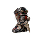 Steampunk Serisi Veba Doktoru Büstü Biblo Kutusu