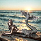 Dekoratif Deniz Kızı Biblosu Küçük Boy