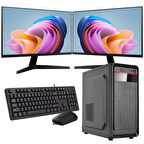 INTEL i7 13700 16GB 480GB SSD Çift 24'' Monitörlü Ev ve Ofis Bilgisayarı (Business)