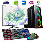 INTEL I5 4N 16GB 1TB SSD 4GB GTX1050TI 24" Monitörlü Oyun Bilgisayarı