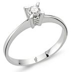 Romeo Pırlanta 0.18 Ct Tektaş Yüzük RM-10007