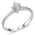 Harem Altın Romeo Pırlanta 0.18 Ct Tektaş Yüzük RM-10019