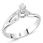 Romeo Pırlanta 0.20 Ct Tektaş Yüzük RM-10028