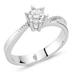 Romeo Pırlanta 0.20 Ct Tektaş Yüzük RM20047