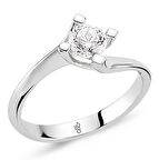 Romeo Pırlanta 0.21 Ct Tektaş Yüzük RM20052