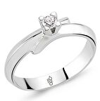 Romeo Pırlanta 0.21 Ct Tektaş Yüzük RM20055