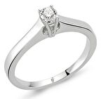 Harem Altın Romeo Pırlanta 0.25 Ct Tektaş Yüzük RM25029