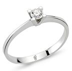 Romeo Pırlanta 0.25 Ct Tektaş Yüzük RM25038