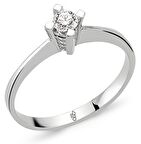 Romeo Pırlanta 0.25 Ct Tektaş Yüzük RM25044