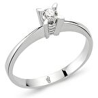 18 Ayar Altın 0.30 Ct Pırlanta Tektaş Yüzük RM30031